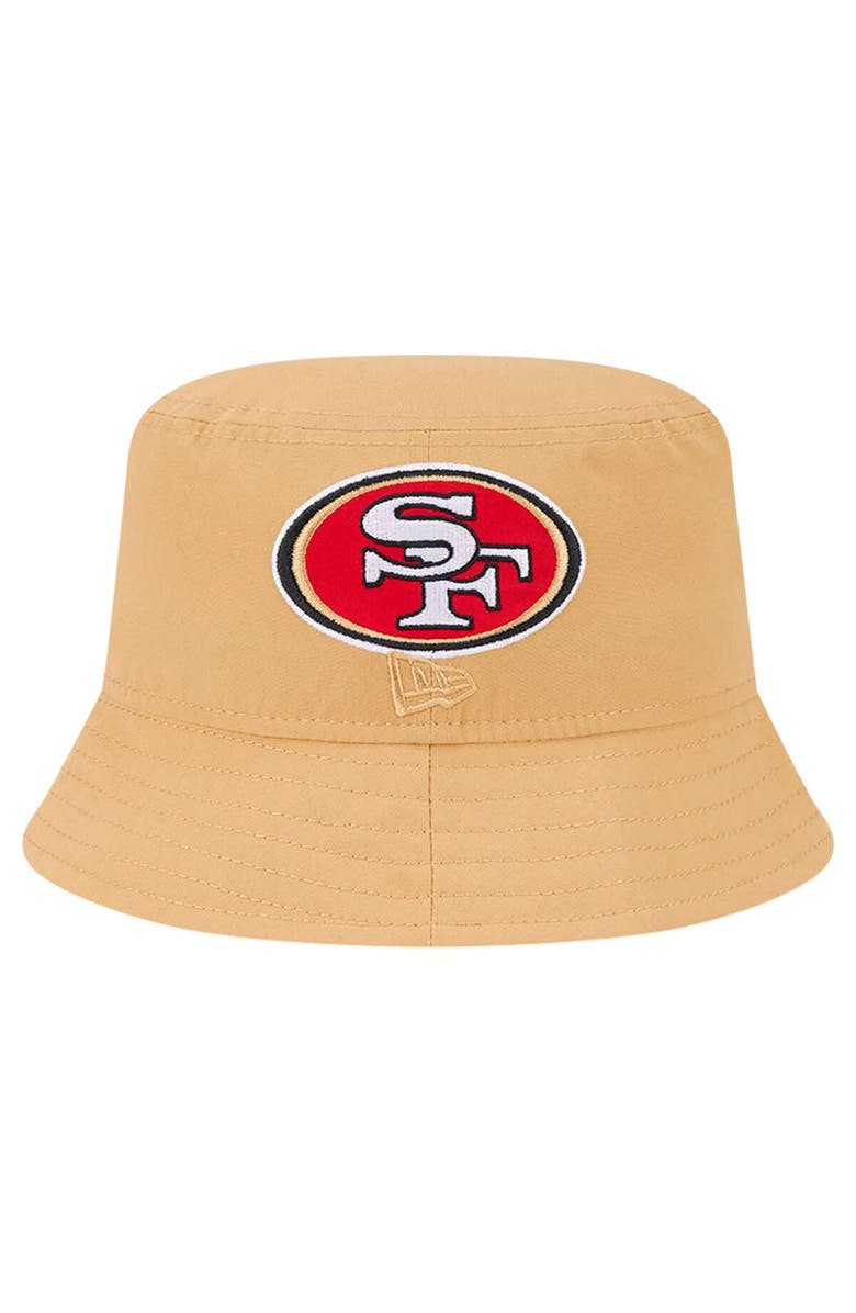 New Era Men's New Era Gold San Francisco 49ers Helmet Bucket Hat, Alternate, color, Gold