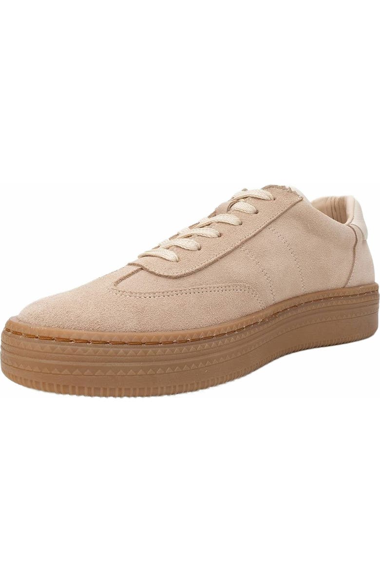 Forever & Always Shoes Fyore Leather Sneakers, Alternate, color, Beige Suede Leather