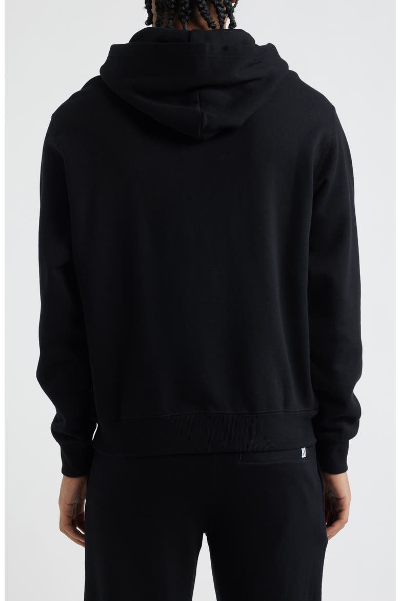 Globe Graphic Hoodie, Alternate, color, BLACK