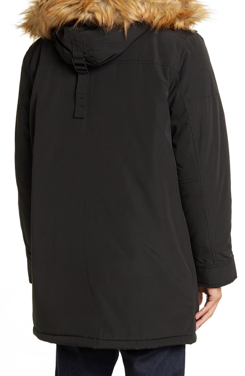 GUESS Faux Fur Trim Hooded Parka Jacket, Alternate, color,