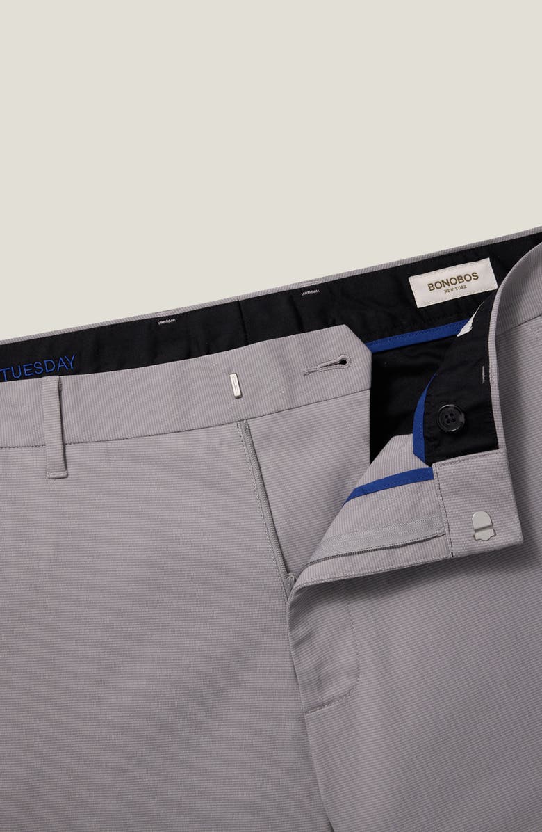 Bonobos Weekday Warrior Micro Dobby Dress Pants, Alternate, color, Tuesday Grey Micro Dobby