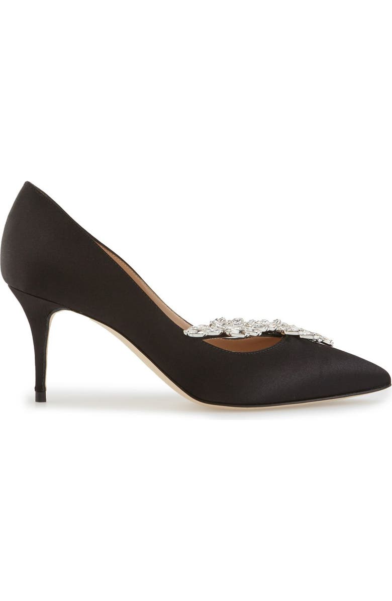 Manolo Blahnik ' Nadira' Crystal Embellished Pointy Toe Pump, Alternate, color,