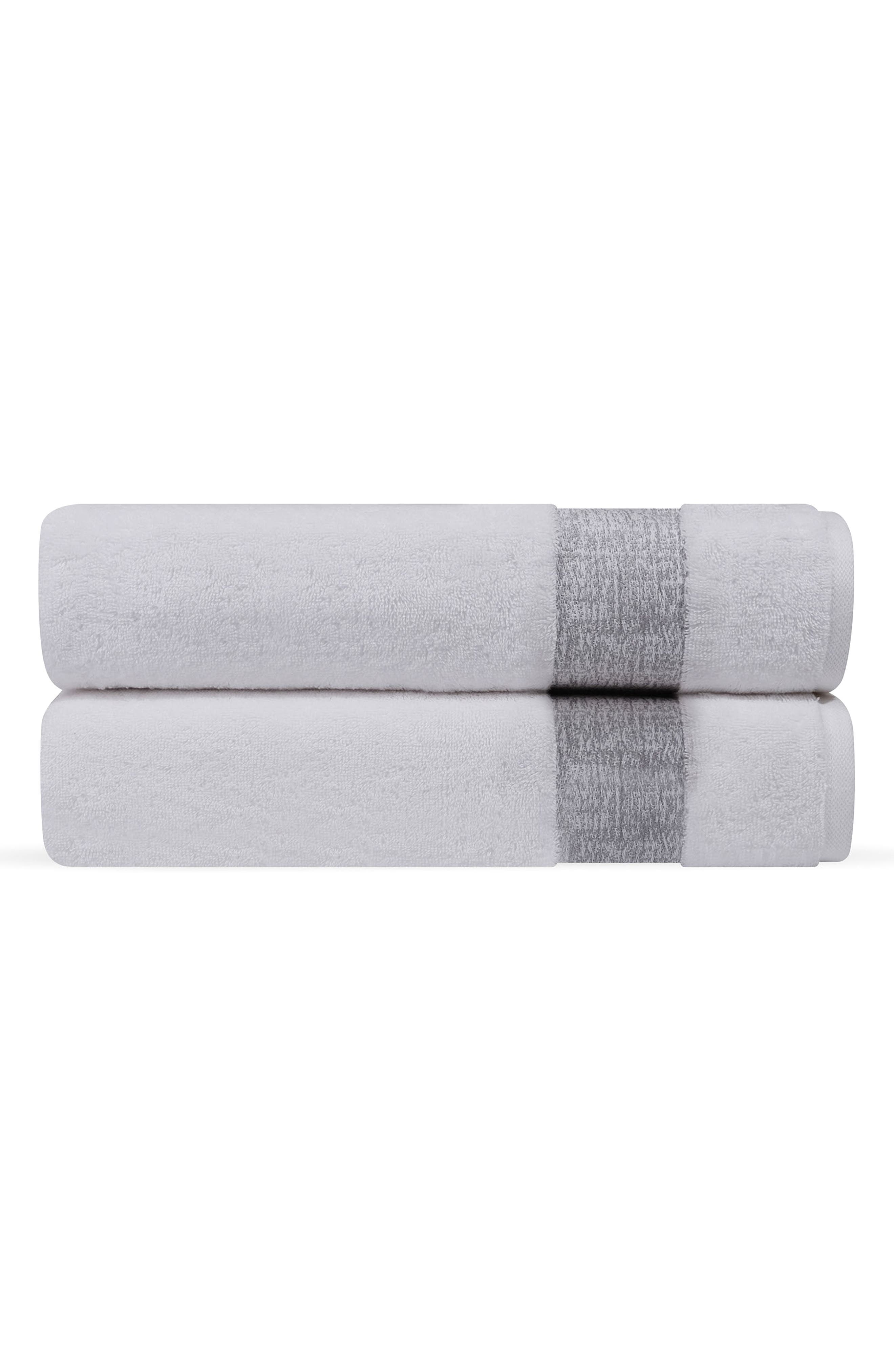 DePera Pera 2-Piece Turkish Cotton Bath Sheet