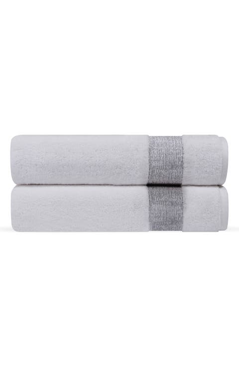 Pera 2-Piece Turkish Cotton Bath Sheet