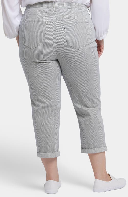 Nydj Chloe Cuff Capri Jeans In Luarca Stripe