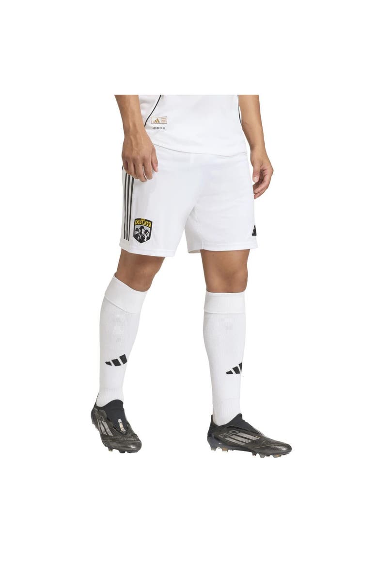 Men's adidas White Columbus Crew 2025 Archive Collection Authentic Shorts, Alternate, color, White