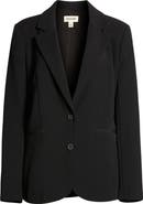 Open Edit Oversize Curve Hem Blazer