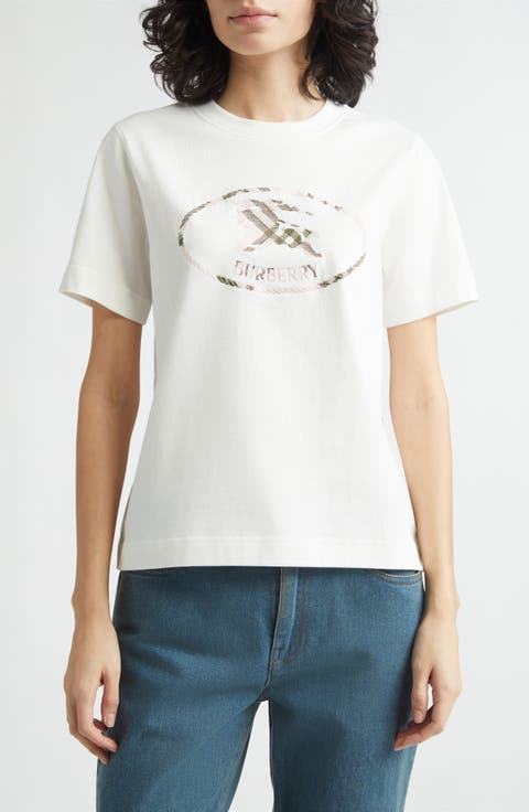 Frankie Embroidered EKD Stamp Cotton T-Shirt