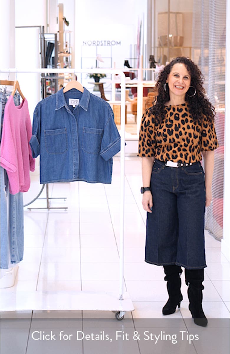 My Newest Mistake Denim Button-Up Shirt, sales video thumbnail