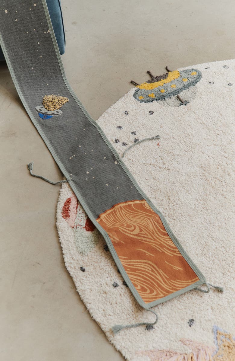 Lorena Canals Milky Way Rocket Ride N' Roll Bag, Alternate, color, Orange