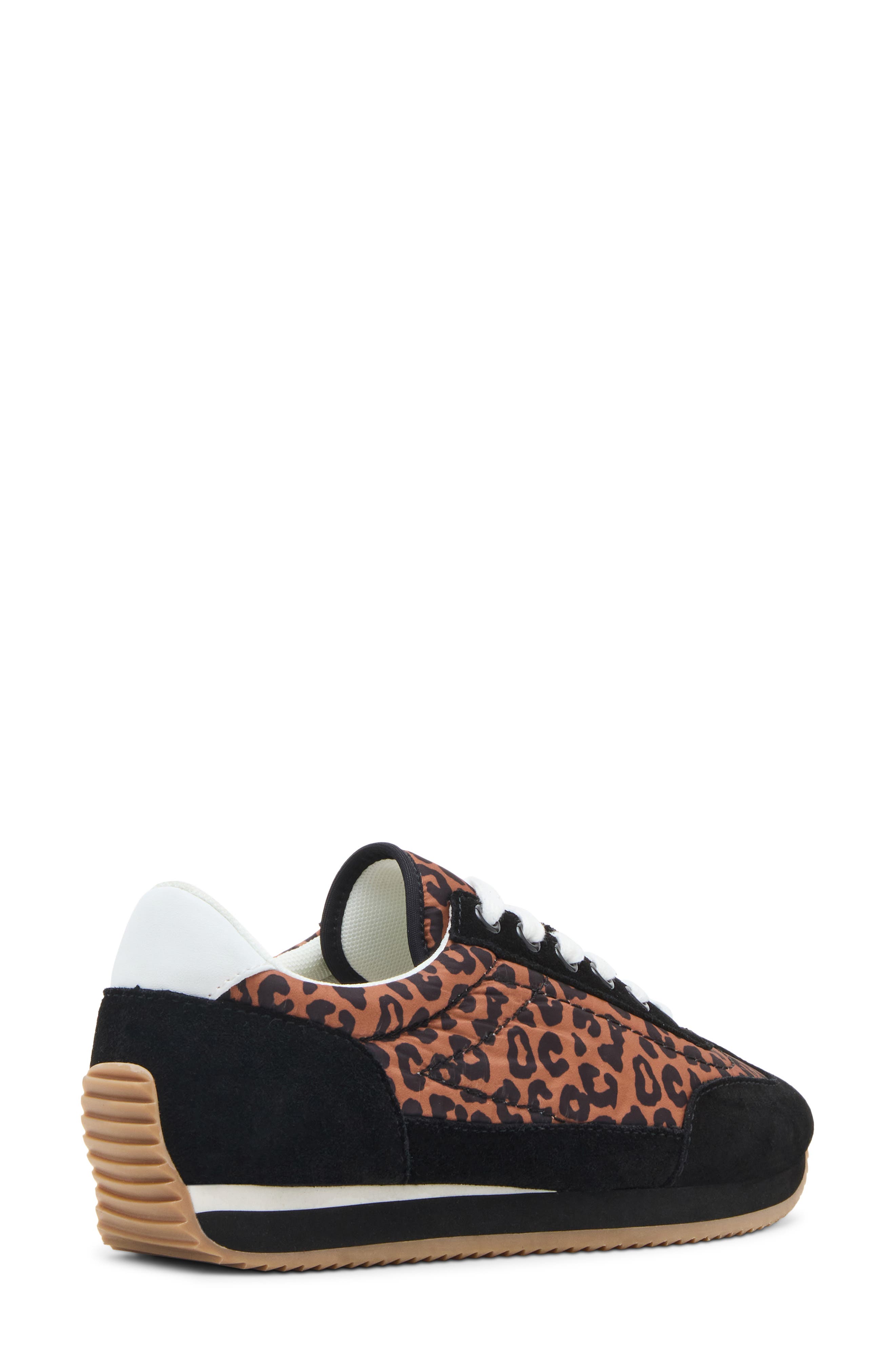 Ersula Low Profile Waterproof Sneaker, Alternate, color, LEOPARD NYLON