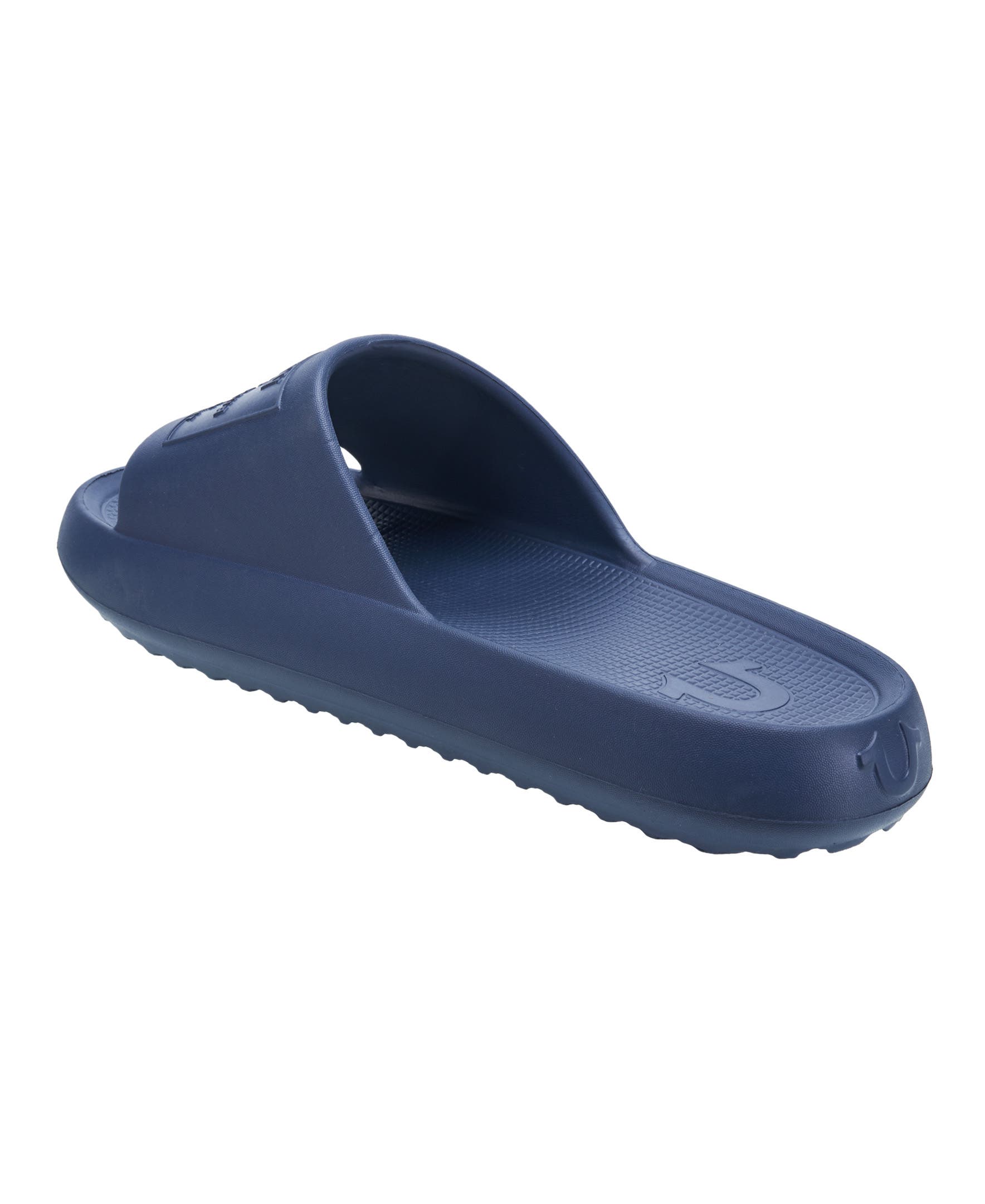 True Religion Wayne Logo Single Slide, Alternate, color, Navy