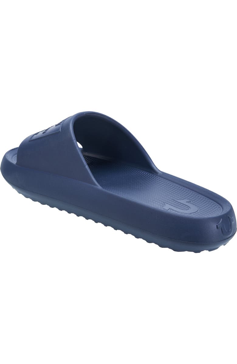 True Religion Wayne Logo Single Slide, Alternate, color, Navy