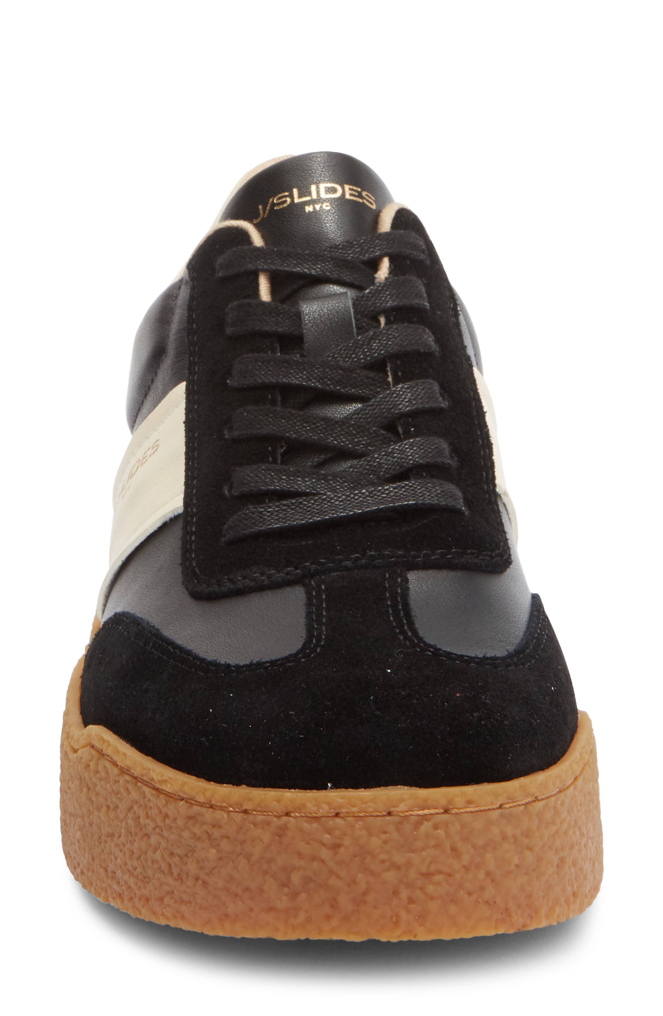 JSlides Olive Sneaker, Alternate, color, Off White/ Black