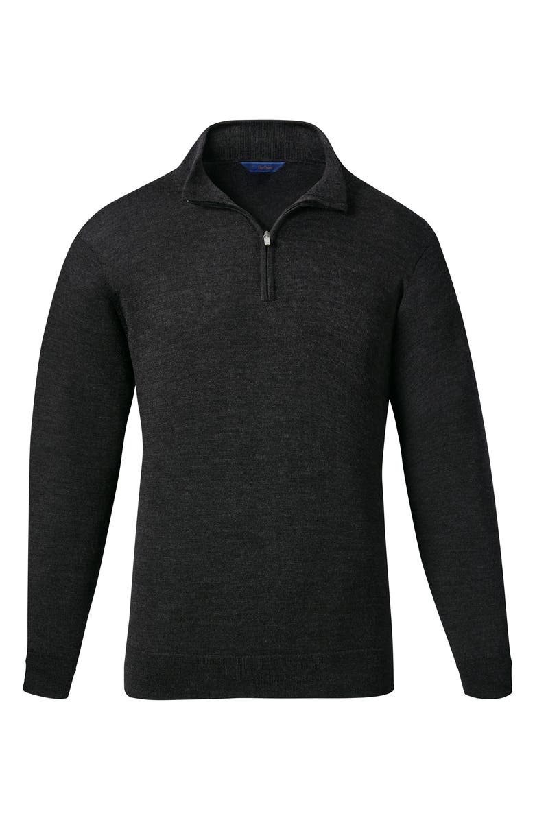 David Donahue Quarter Zip Pullover, Main, color, 