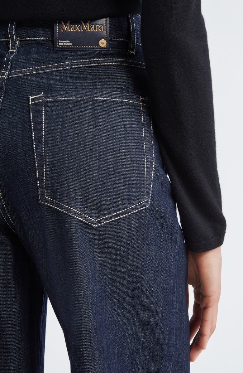 Max Mara Zucchero High Waist Wide Leg Jeans, Alternate, color, 
