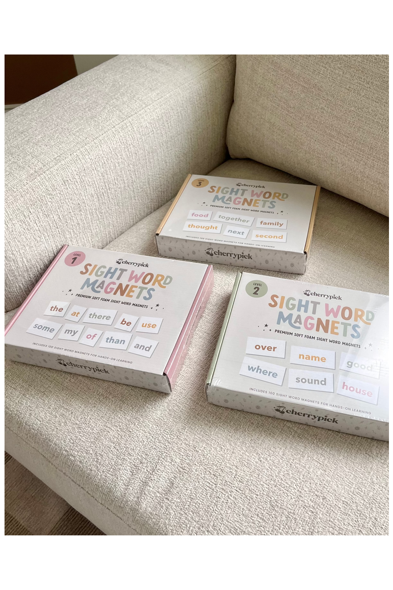 Early Reading & Literacy Sight Word Magnets, Alternate, color, Level 2