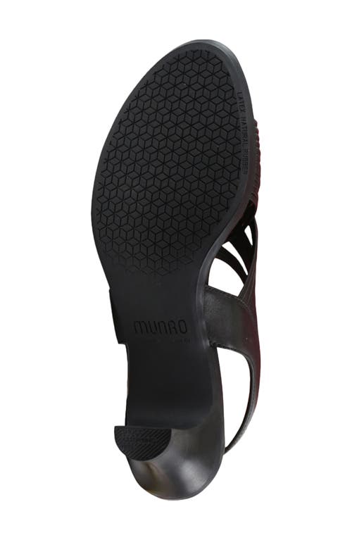 Munro Marianna Slingback Sandal In Black