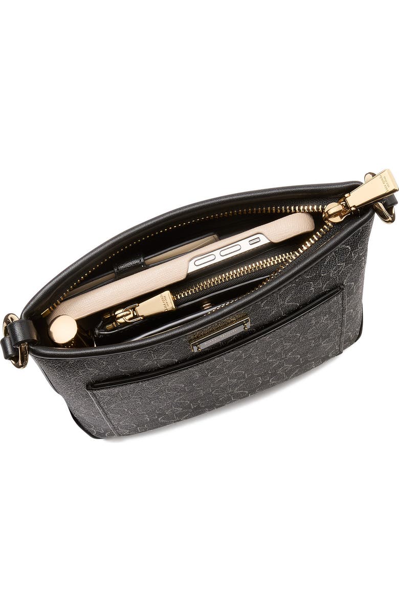 Kate Spade New York ava spade flower coated canvas crossbody bag, Alternate, color,