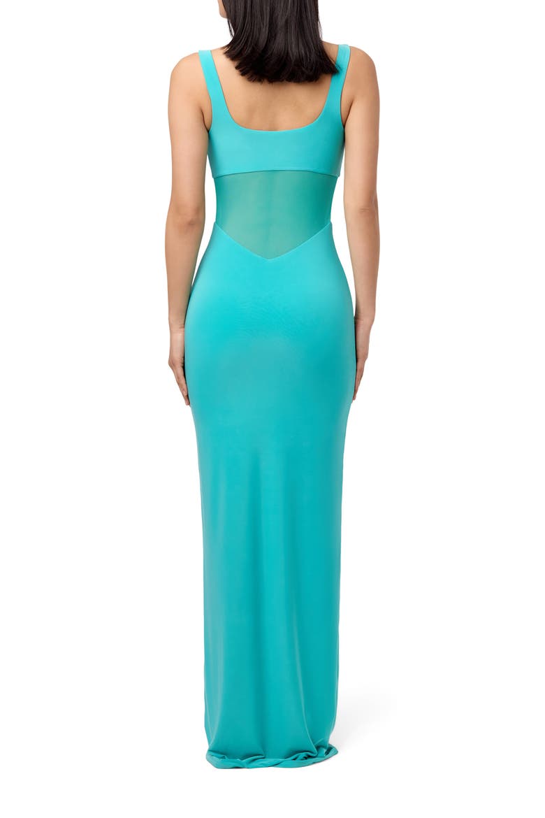 The Smokeshow Maxi Dress, Alternate, color, TURQUOISE