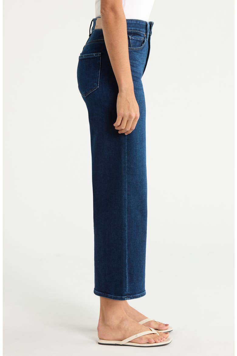 Anessa High Waist Wide Leg Jeans, Alternate, color, BASILICA