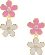 Lily Nily Kids' Double Floral Drop Earrings