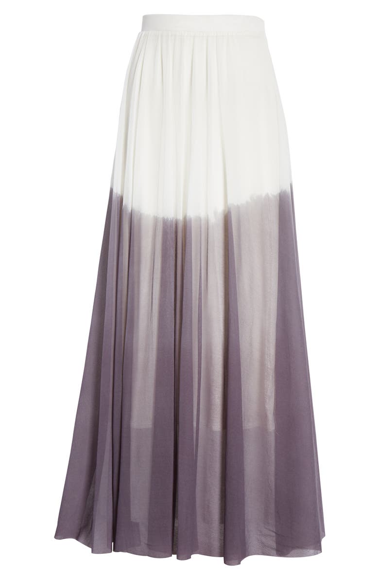 Fuzzi Dégradé Mesh Maxi Skirt, Alternate, color,