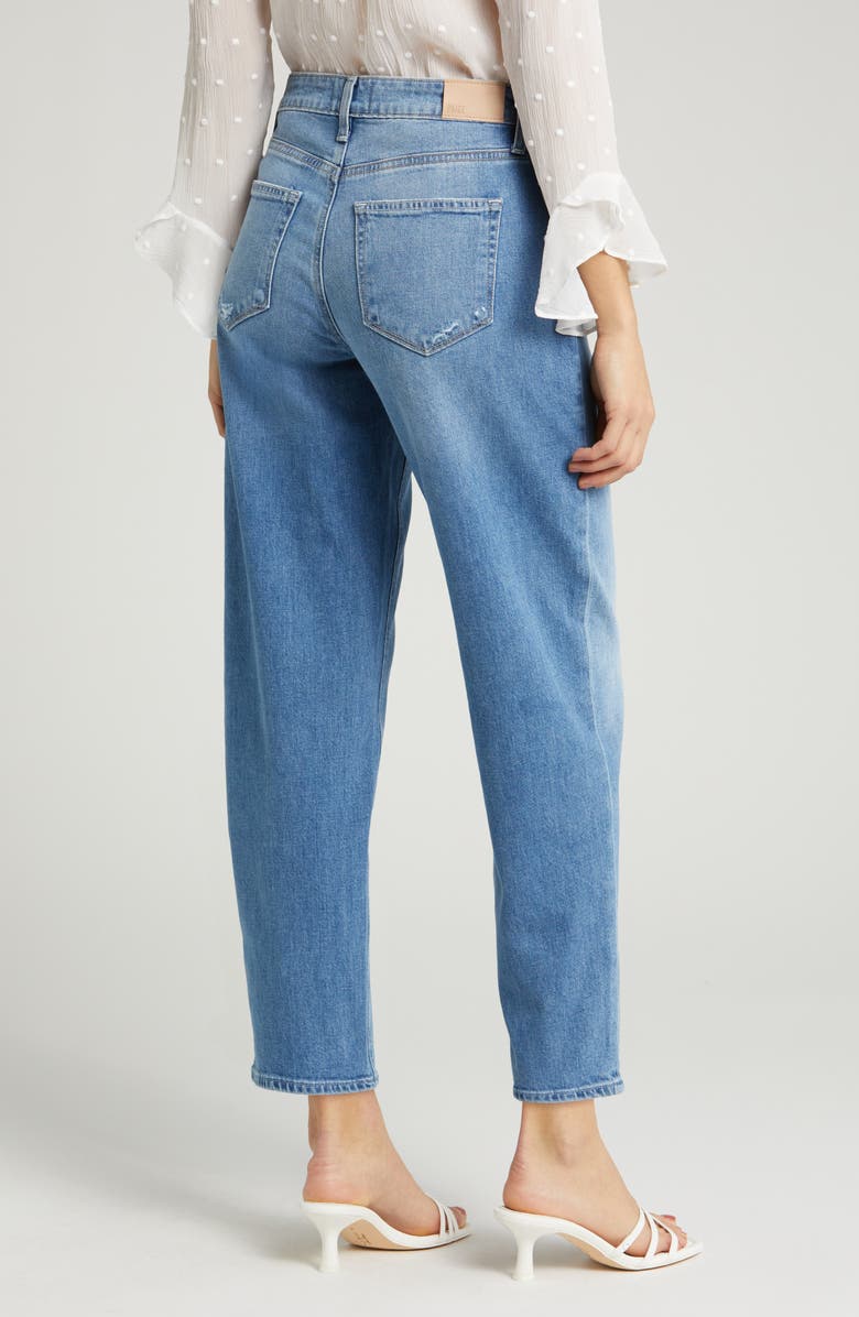 PAIGE Alexis High Waist Ankle Barrel Jeans, Alternate, color, 