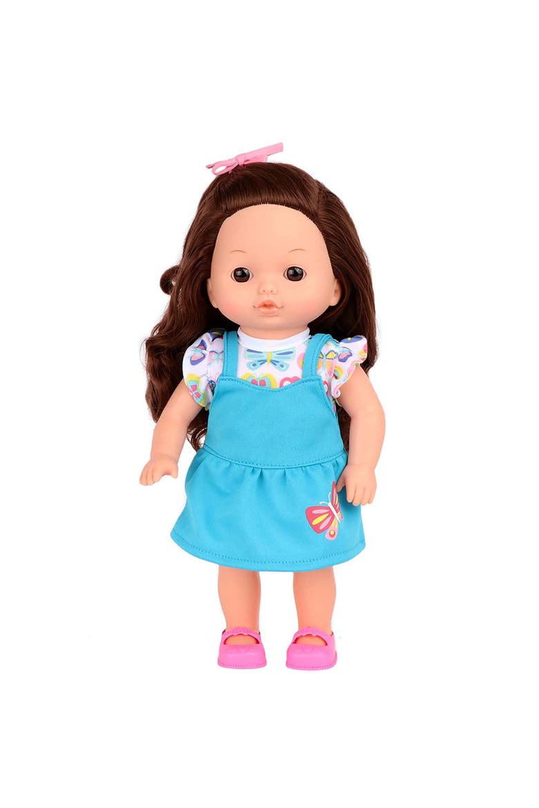 12 Inch Doll Hair Play Set Brunette, Alternate, color, Multicolored