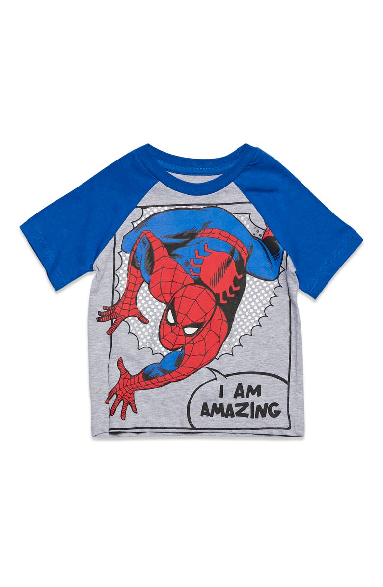 Marvel Avengers Short Sleeve T-Shirt Multipack, Alternate, color, Avengers Blue Grey