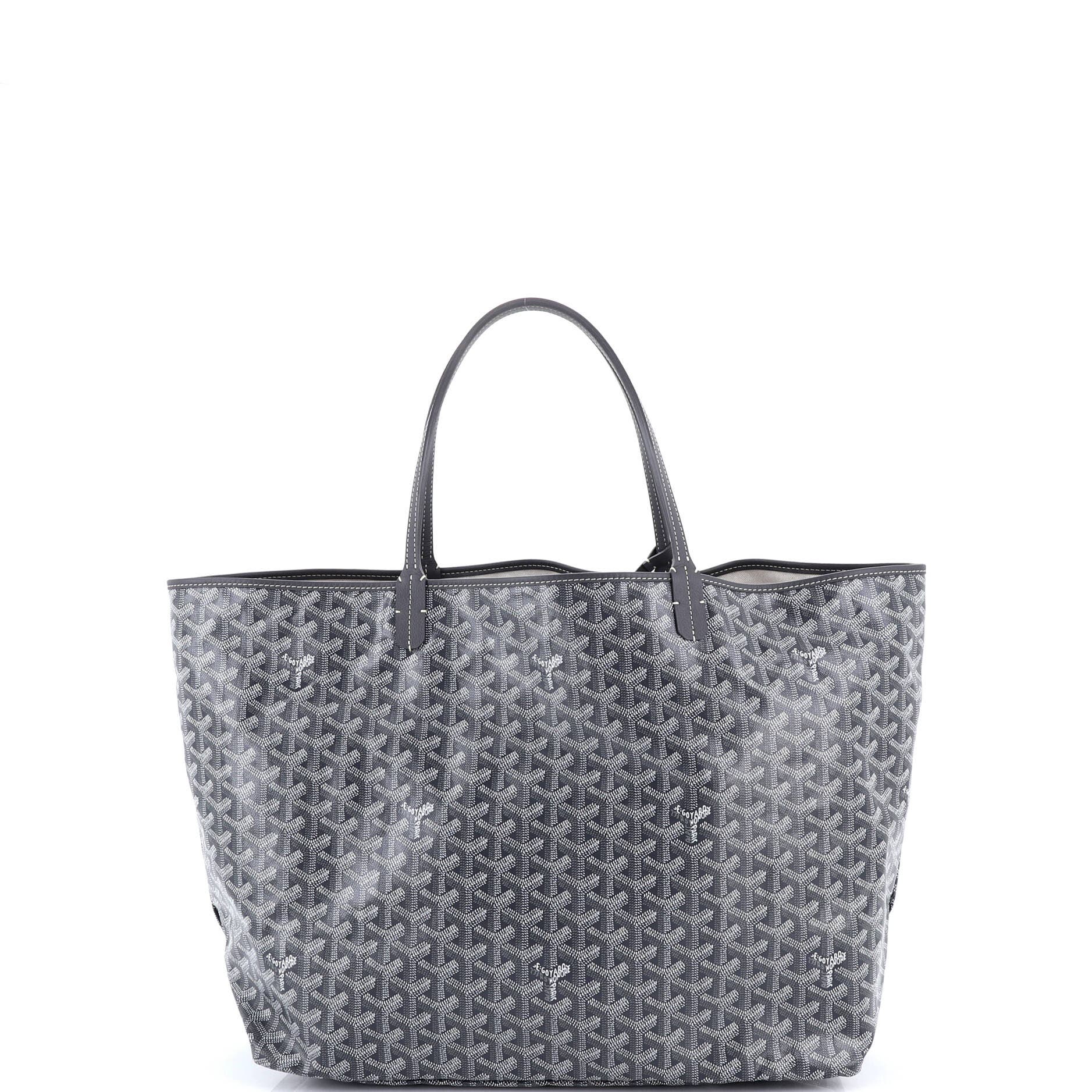 Pre-Owned Goyard Saint Louis Tote Coated Canvas GM, Alternate, color, Gray