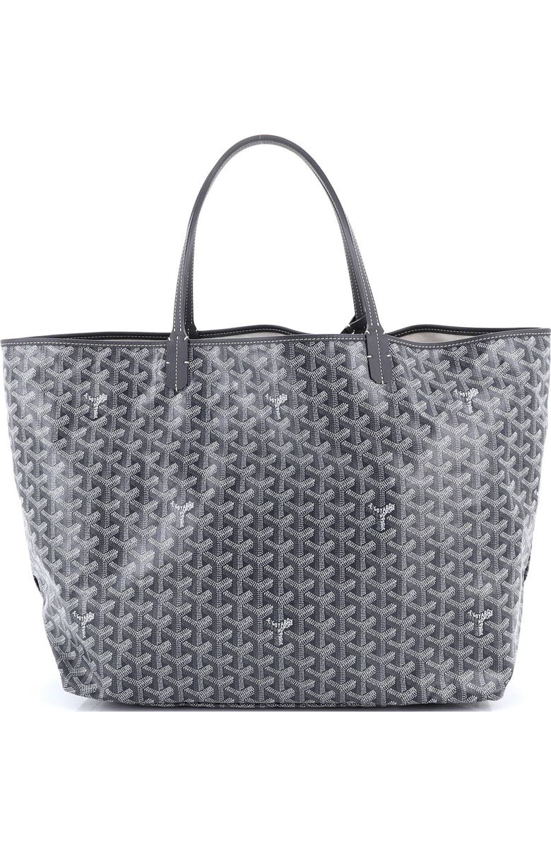 Pre-Owned Goyard Saint Louis Tote Coated Canvas GM, Alternate, color, Gray
