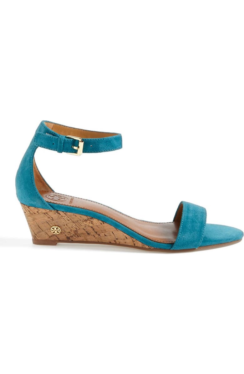 Tory Burch 'Savannah' Wedge Sandal, Alternate, color,