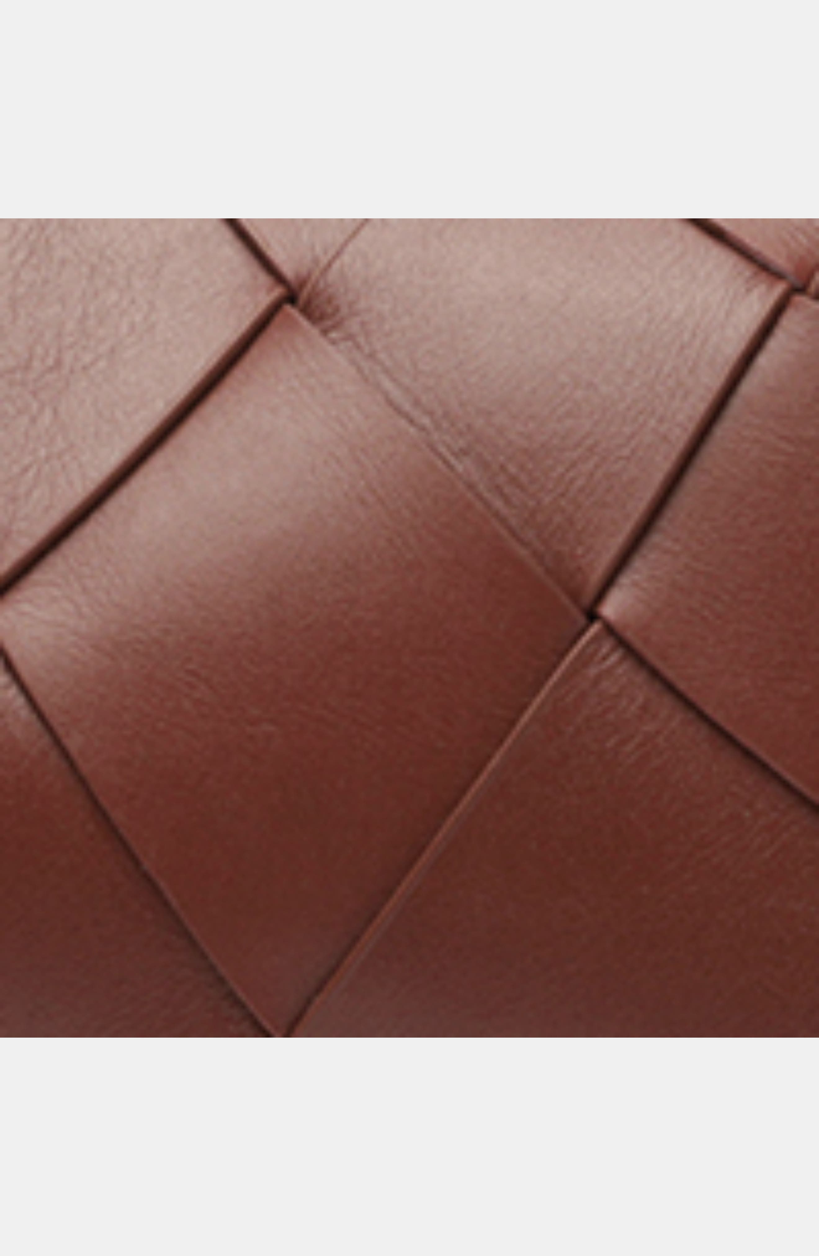 Sarah Medium Leather Shoulder Bag, Alternate, color, CIOCCOLATO
