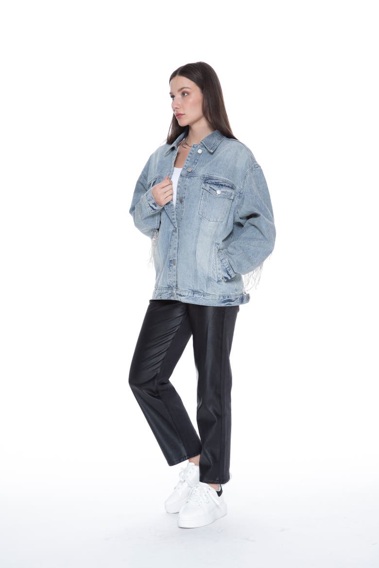 Nash Vegas Trucker Jacket, Alternate, color, Ibiza