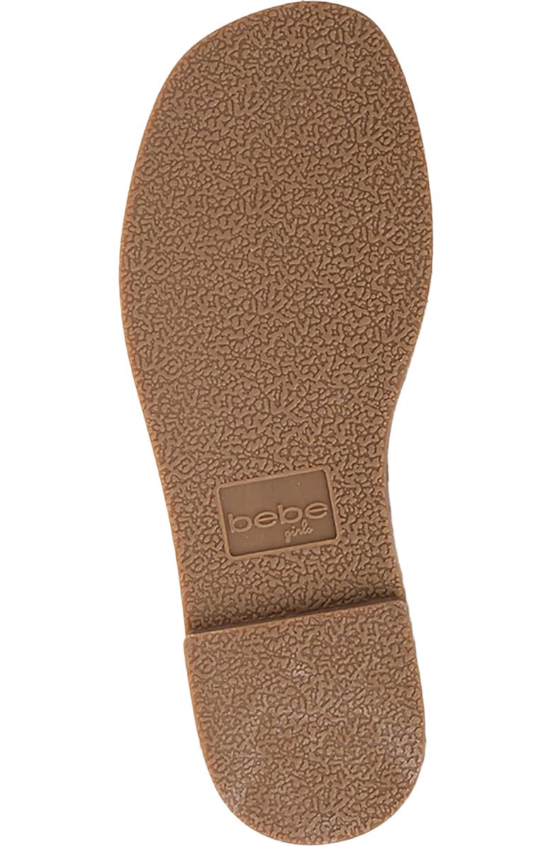 bebe Kids' Rhinestone Mesh Sandal, Alternate, color,