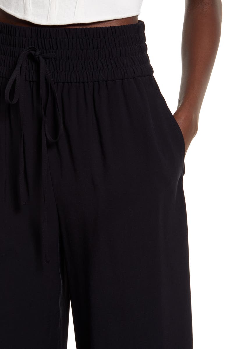 Open Edit Drawstring Wide Leg Pants, Alternate, color,