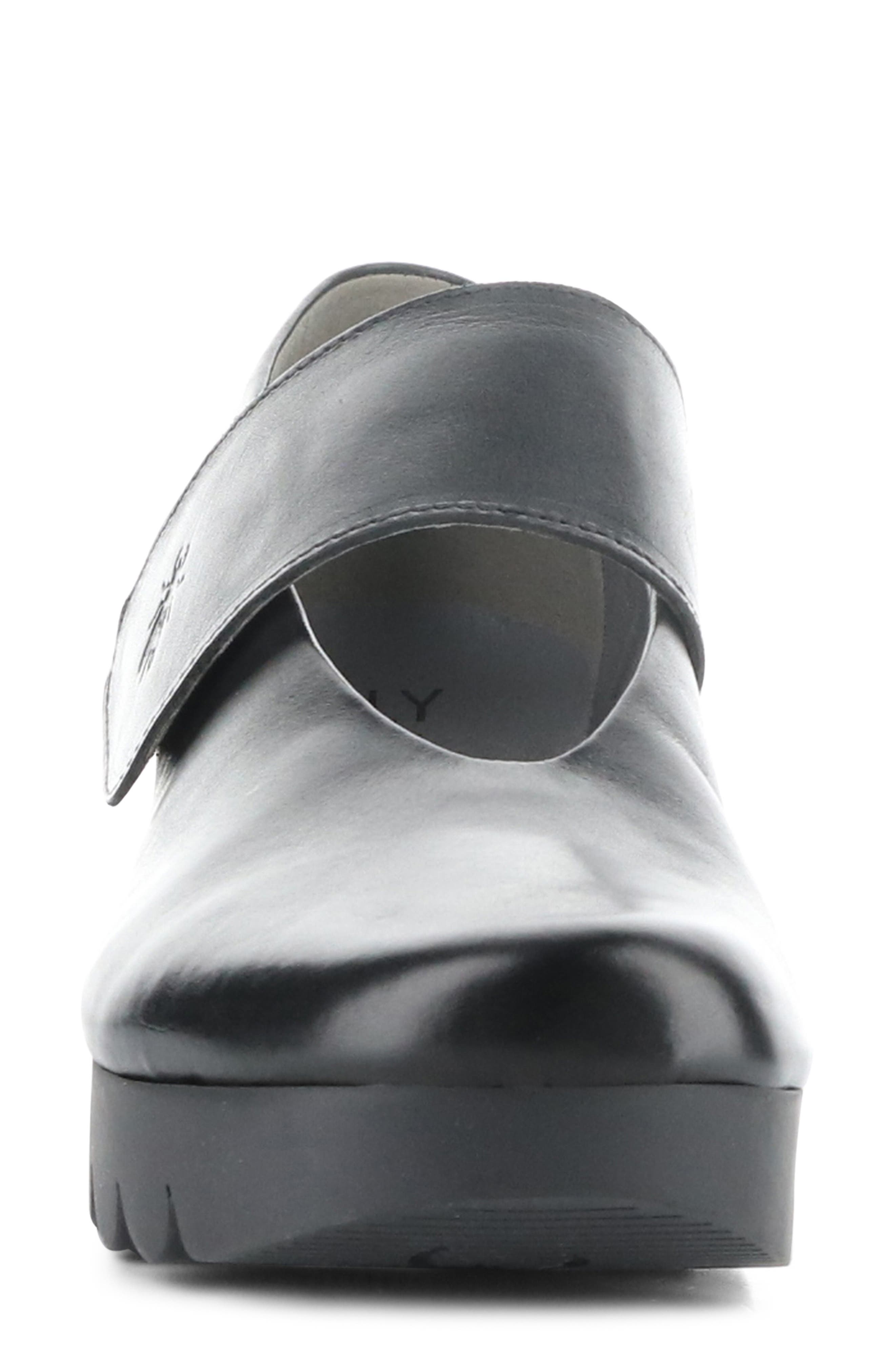 Fly London Vari Mary Jane Platform Wedge Pump, Alternate, color, Black Burn