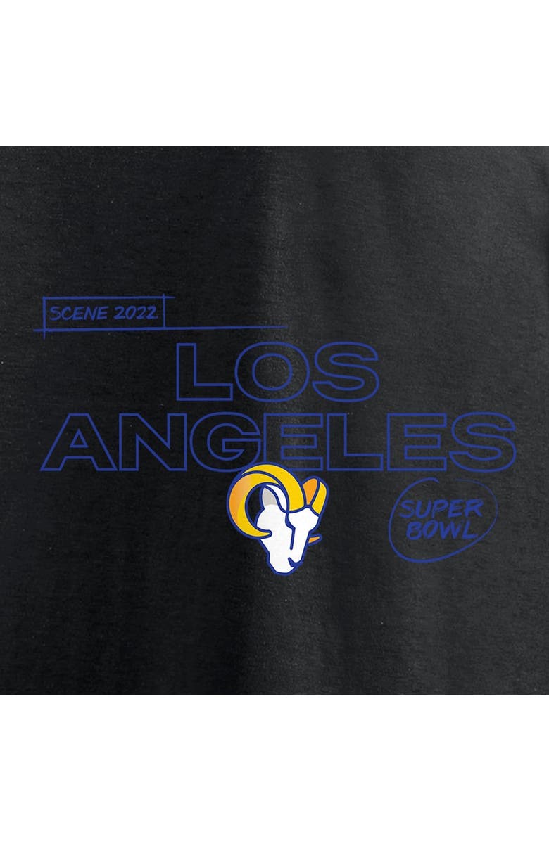 FANATICS Men's Fanatics Branded Black Los Angeles Rams Super Bowl LVI Bound Big & Tall Hollywood Action Long Sleeve T-Shirt, Alternate, color, 