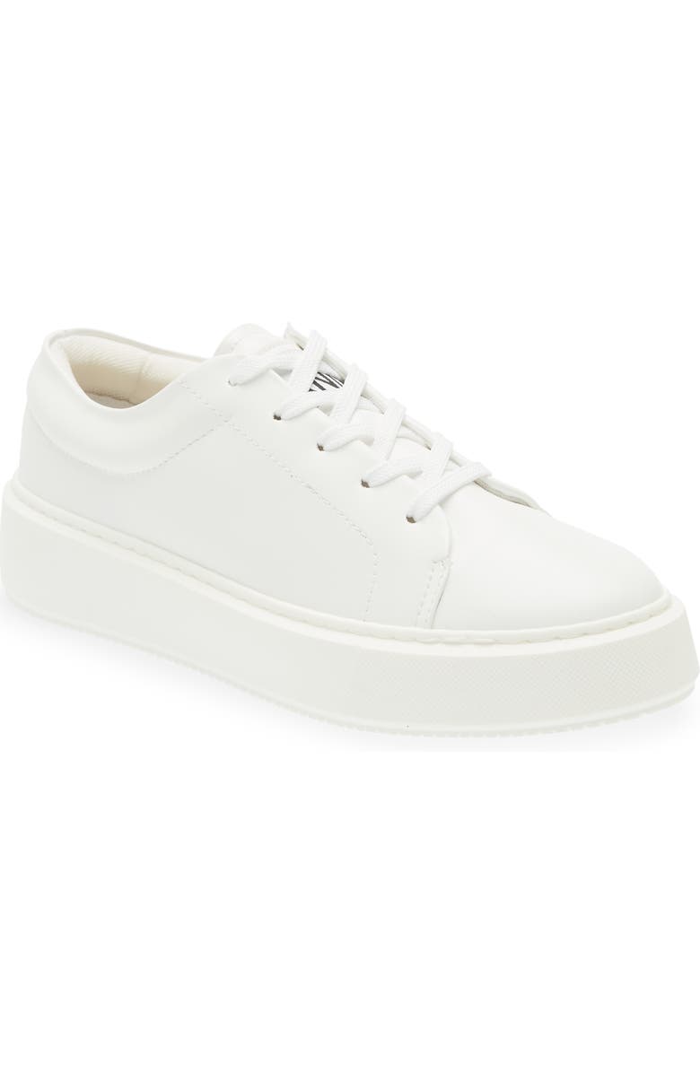 Ganni Sporty Mix Monochrome Sneaker, Main, color,
