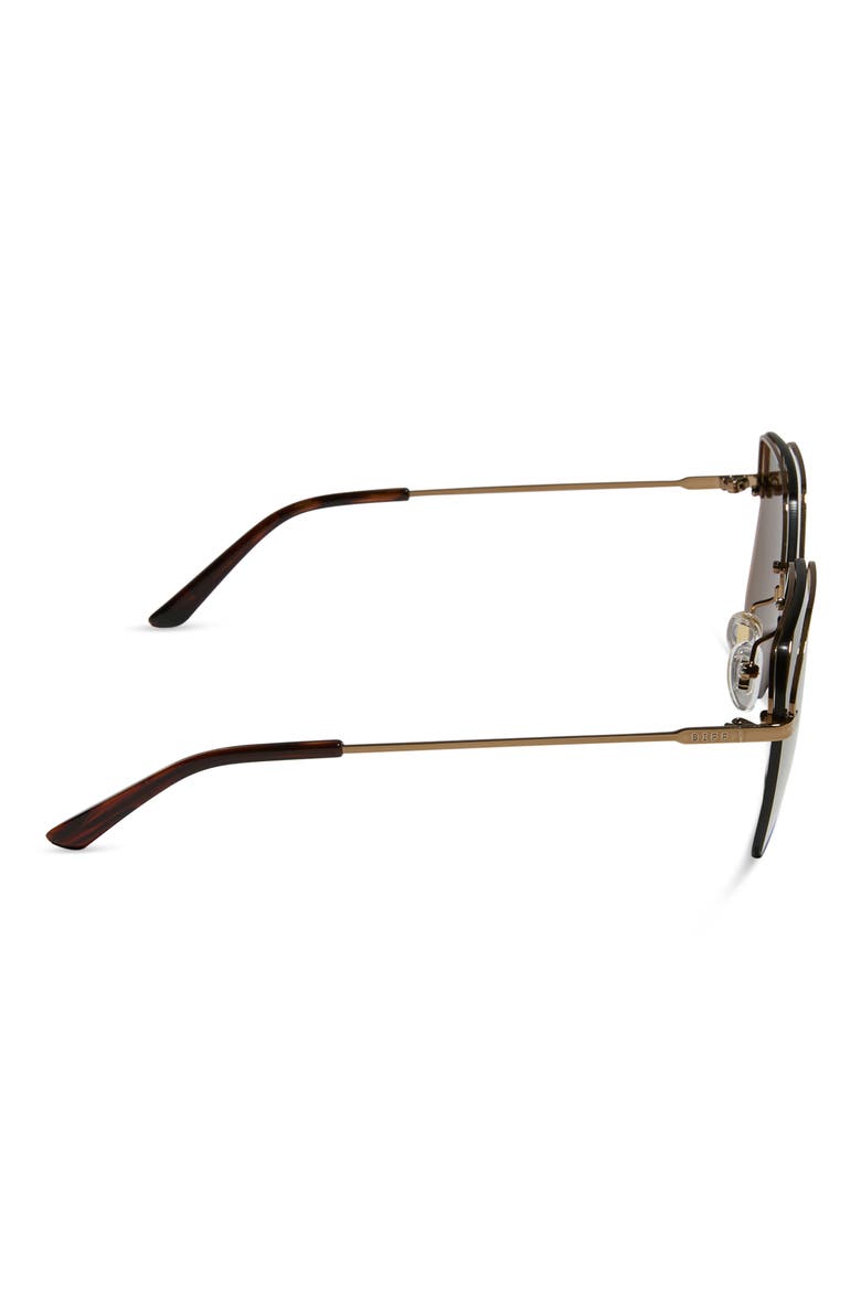 Bree 62mm Square Sunglasses, Alternate, color, COPPER METAL/ COPPER