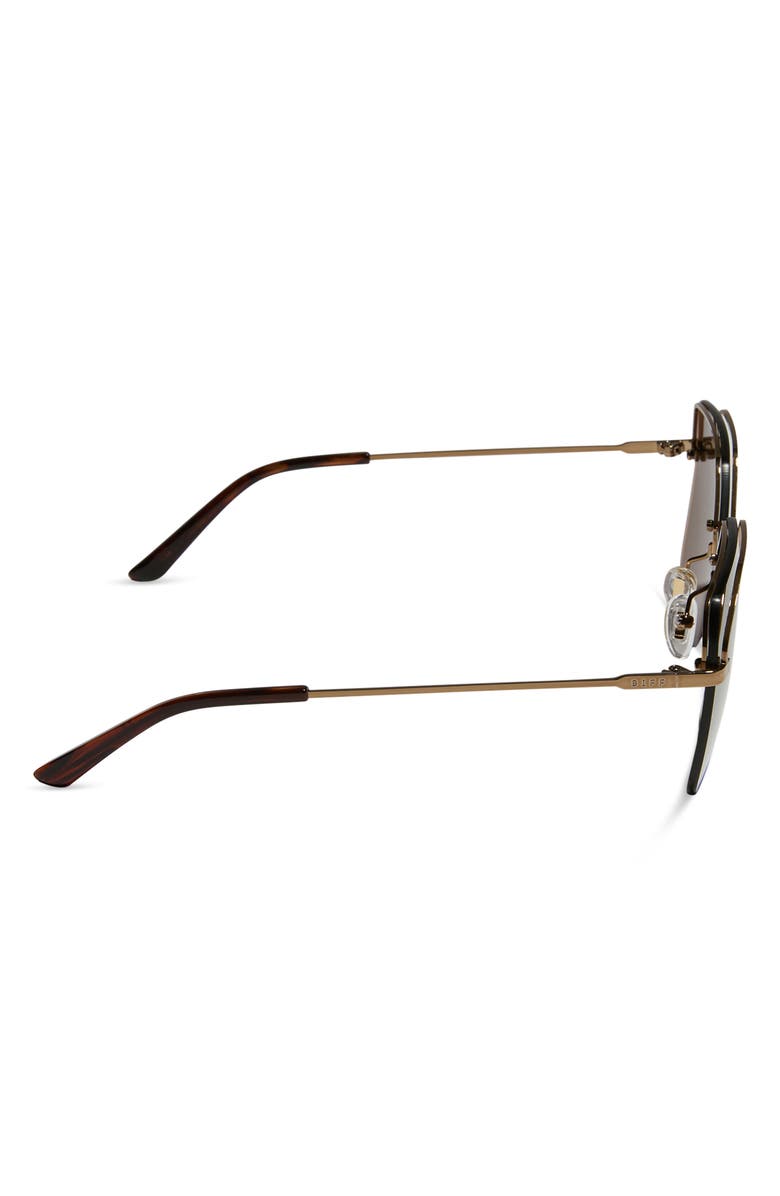 DIFF Bree 62mm Square Sunglasses, Alternate, color, Copper Metal/ Copper