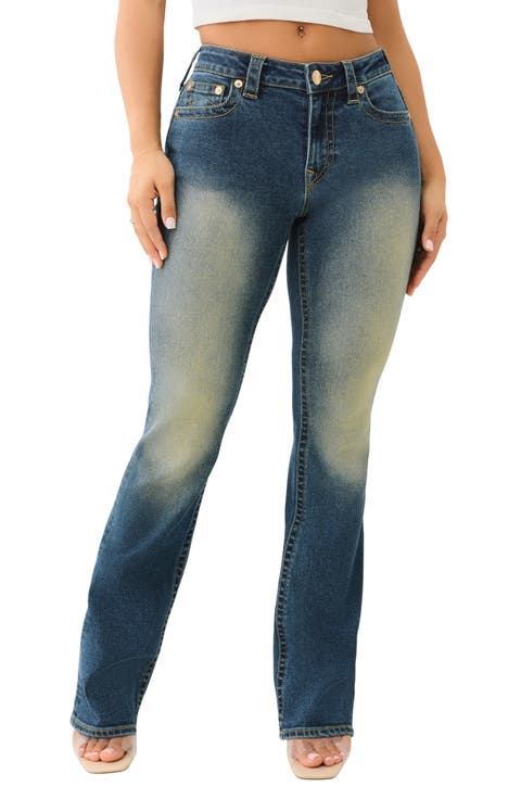 Becca Glitter Detail Bootcut Jeans (Stadium Diem)