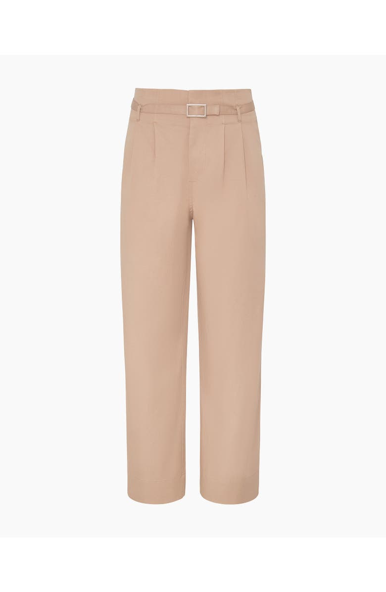 Onia Lyocell Paperbag Trouser, Alternate, color, Warm Taupe