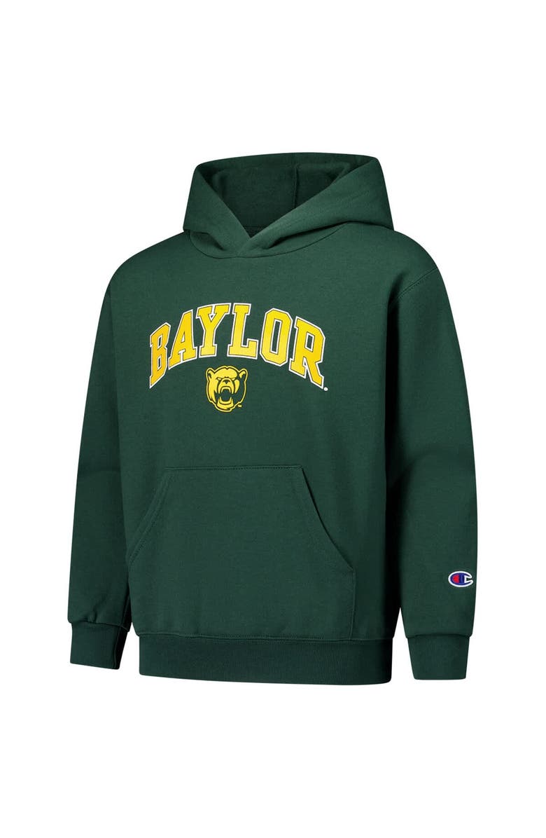 Champion Youth Champion Green Baylor Bears Campus Pullover Hoodie, Alternate, color, Green