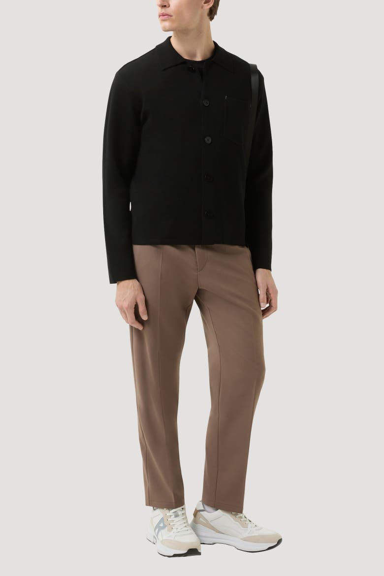 Olaf Knit Jacket, Alternate, color, Black
