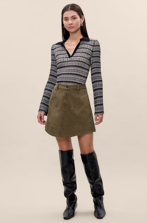 Carmen Garment Dyed Skirt