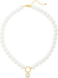 Argento Vivo Sterling Silver Beaded Pendant Necklace
