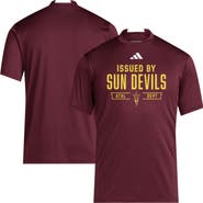 adidas Men's adidas Maroon Arizona State Sun Devils 2025 Training Performance Team T-Shirt