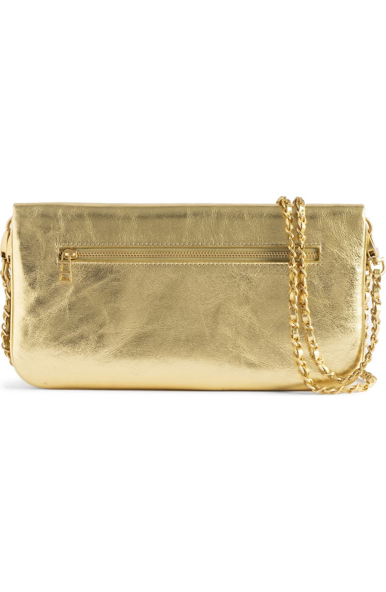 Zadig & Voltaire Rock Vintage Metallic Crossbody Bag, Alternate, color,